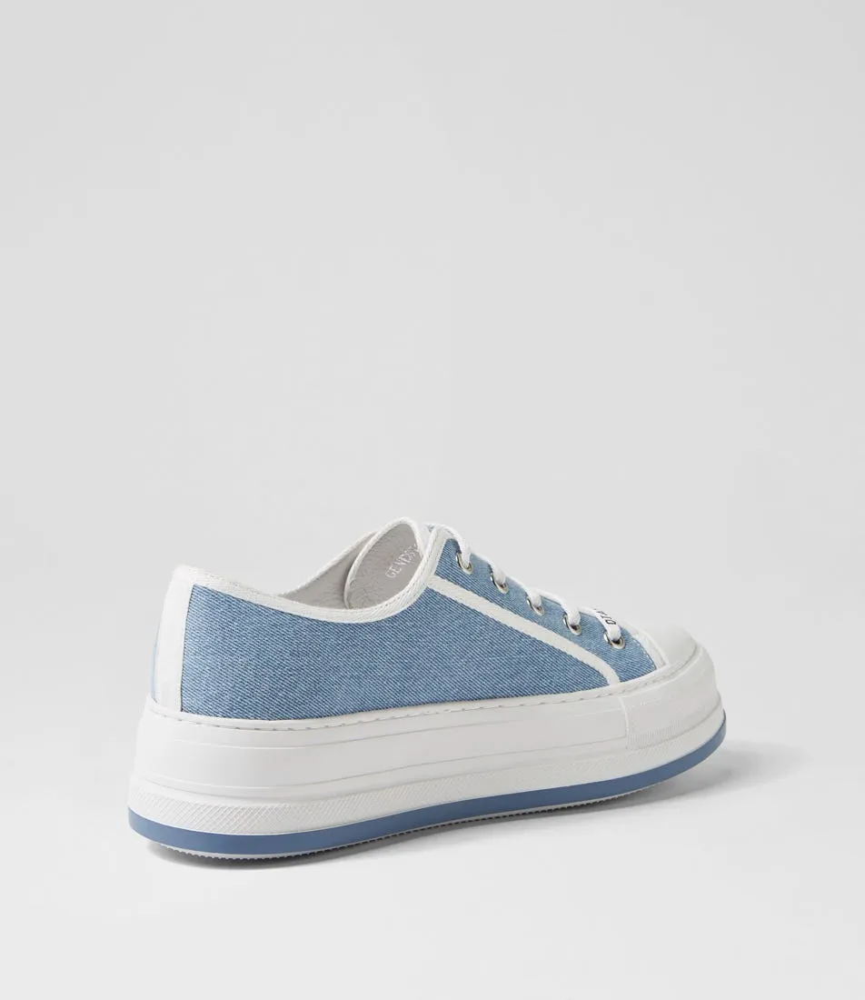 DJANGO & JULIETTE Genesiss Denim Fabric Sneakers