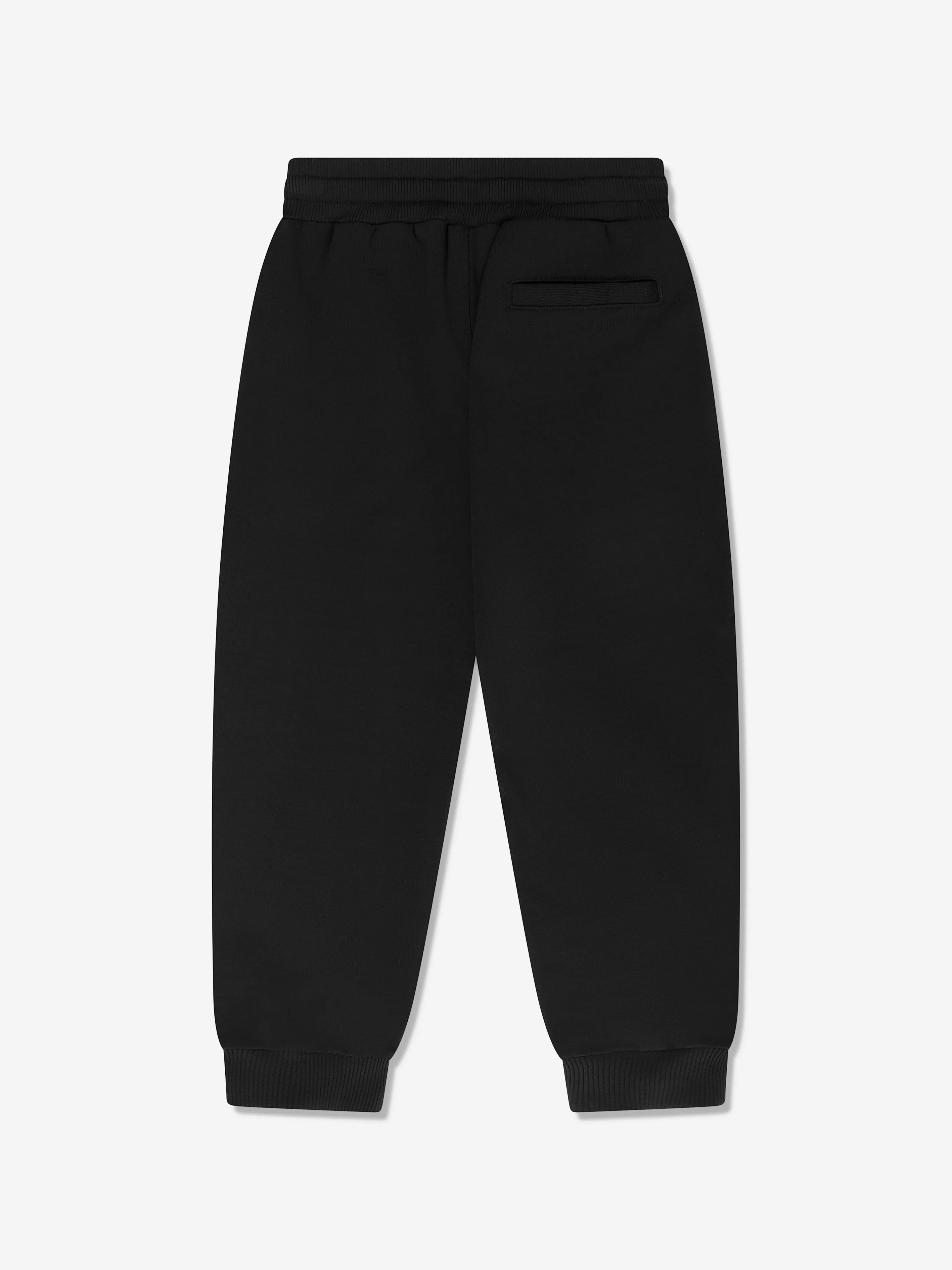 Dolce & Gabbana Boys Logo Joggers in Black