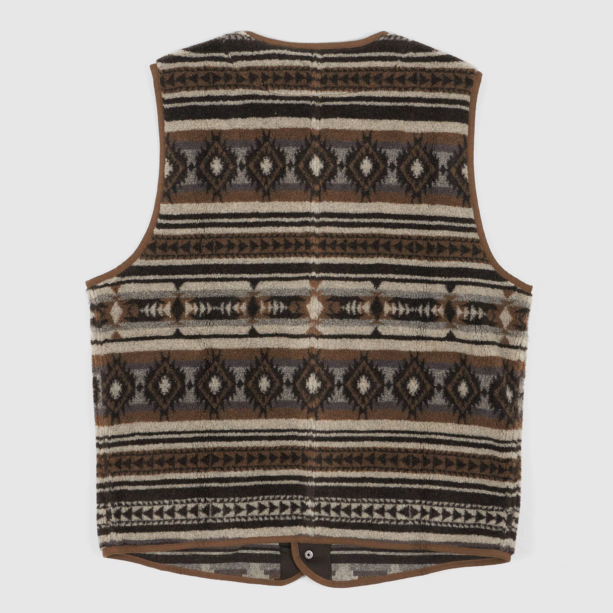 Double RL Jacquard Pile Fleece Vest