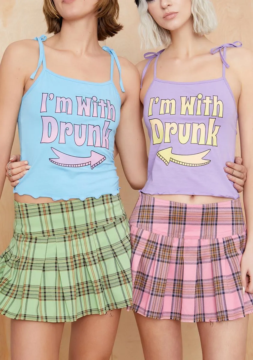 Drank Seeing Double Graphic Tank-