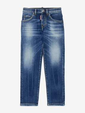 Dsquared2 Kids Regular Fit Jeans in Blue