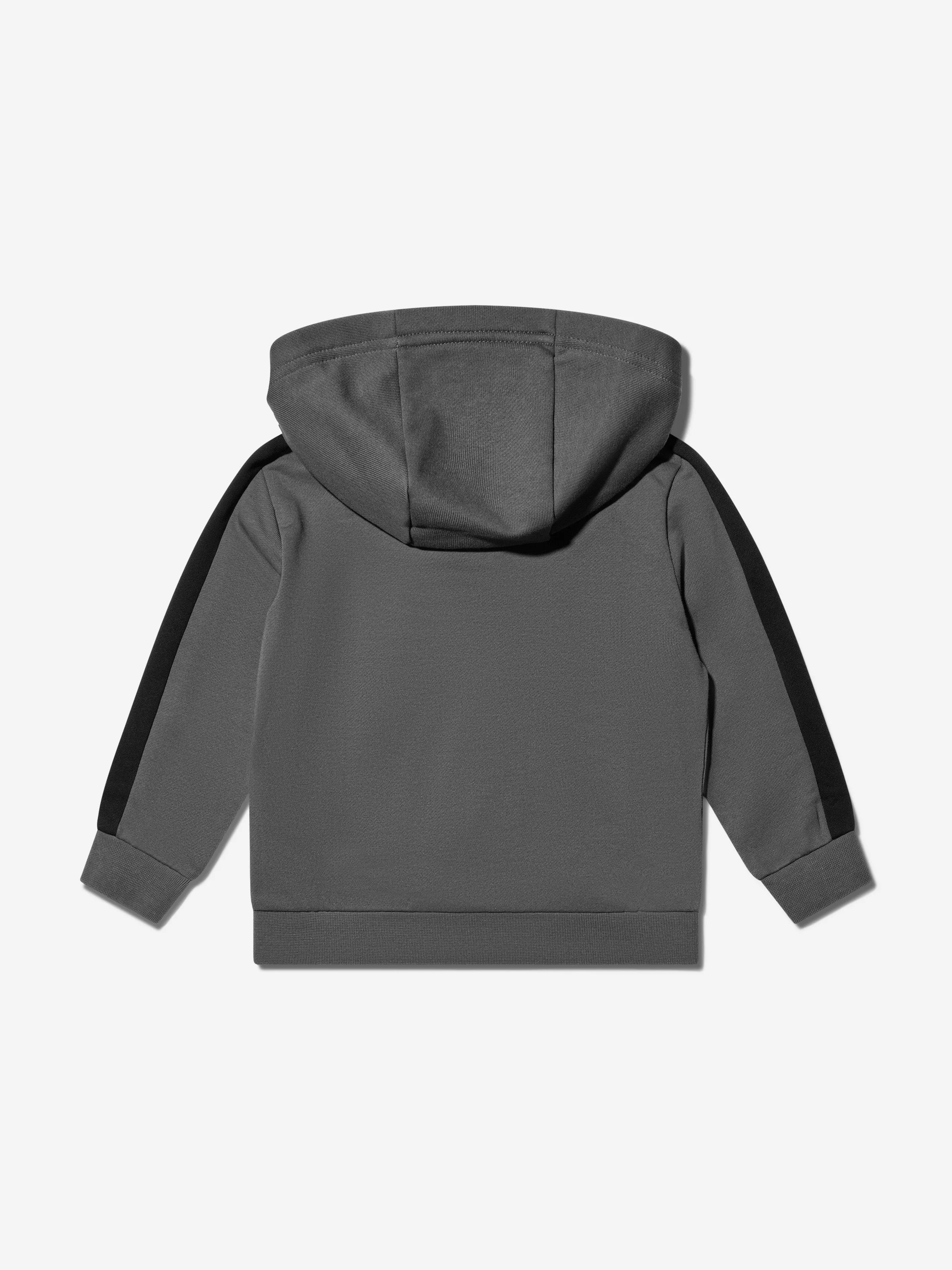 EA7 Emporio Armani Boys Train Logo Tape Zip Up Hoodie