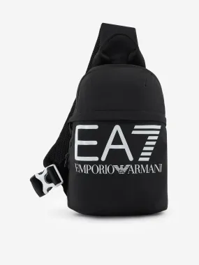 EA7 Emporio Armani Kids Logo Backpack in Black (30cm)