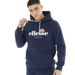 Ellesse Mens Tennis Collection Pallonetto Fleece Hoodie Navy