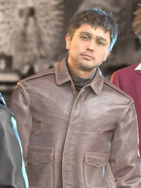 Eric Tomizawa Like a Dragon Infinite Wealth Brown Leather Jacket