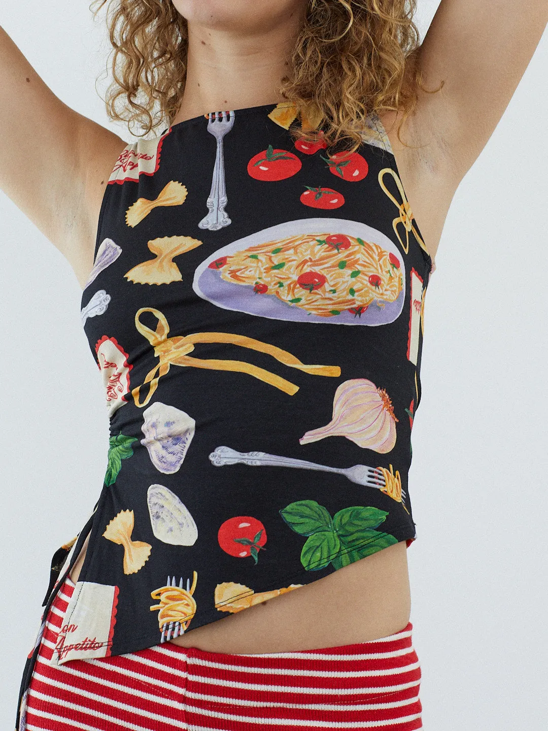 Erin Tank - Buon Appetito Black