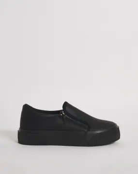 Esme Side Zip Trainers Wide E Fit