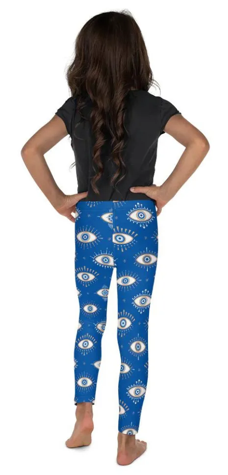 Evil Eye Pattern Kid's Leggings