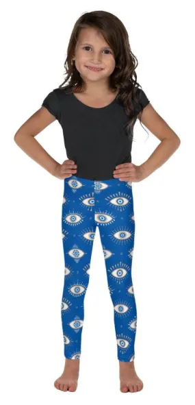 Evil Eye Pattern Kid's Leggings