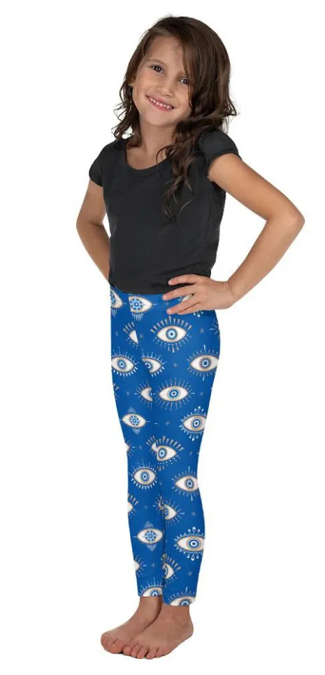 Evil Eye Pattern Kid's Leggings