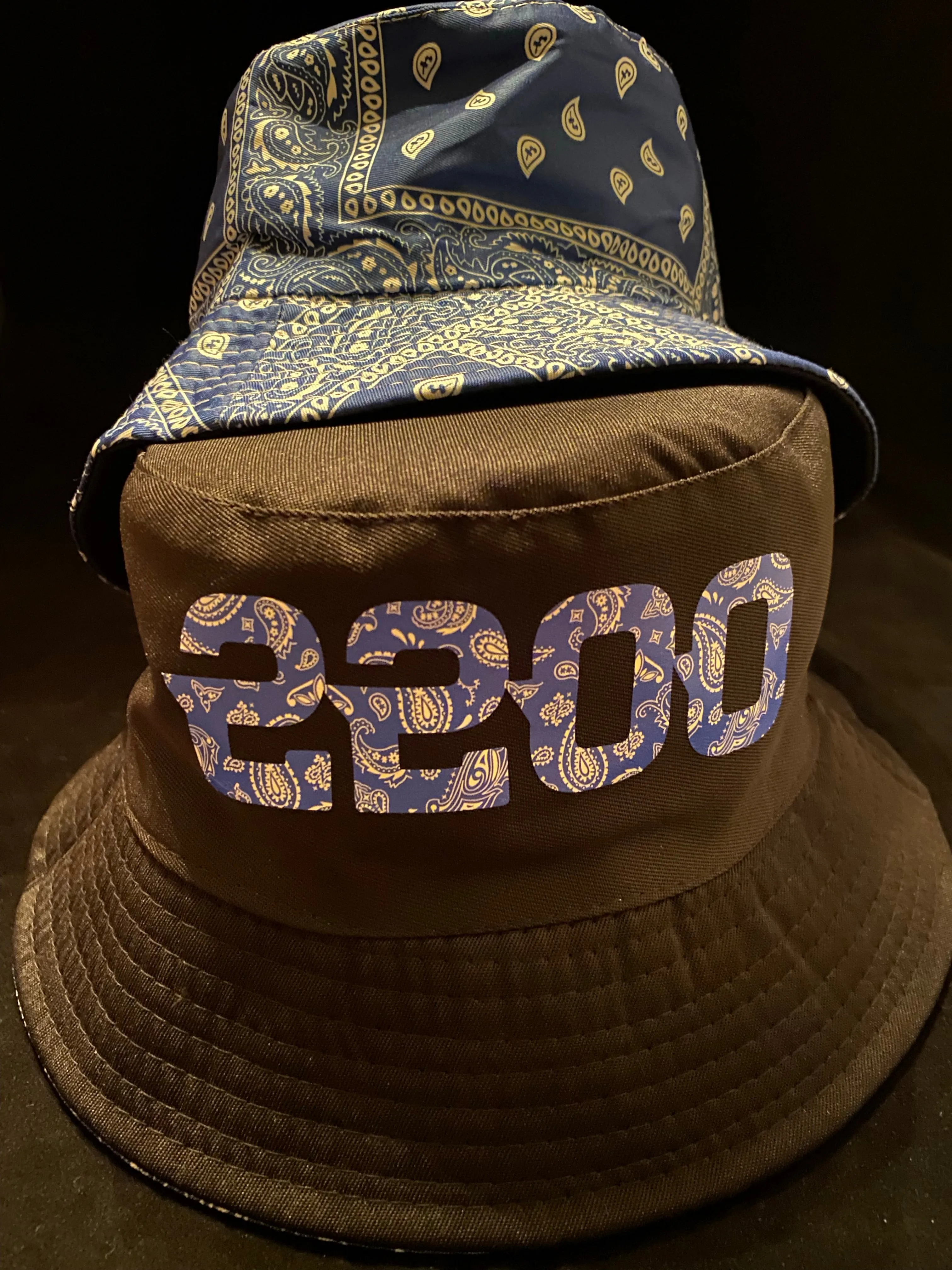 EZ MIL Emblem 2200 Blue Bucket Hat