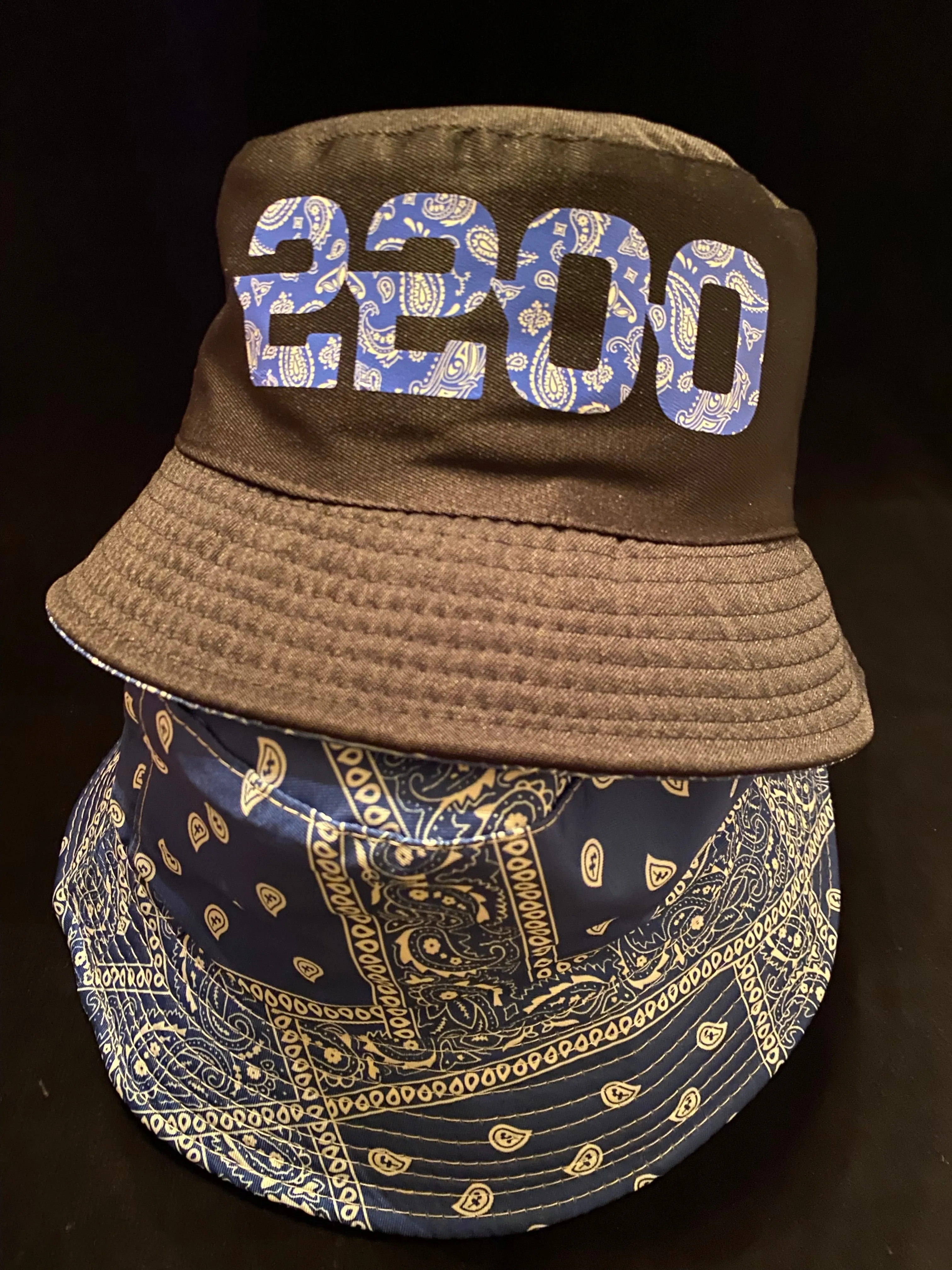 EZ MIL Emblem 2200 Blue Bucket Hat