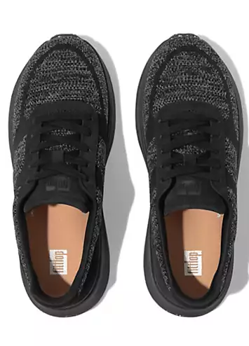 FitFlop F-Mode E01 Knit Flatform Trainers | Grattan