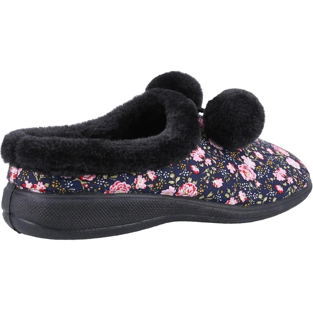 Fleet & Foster Buzzard Mule Slipper Black