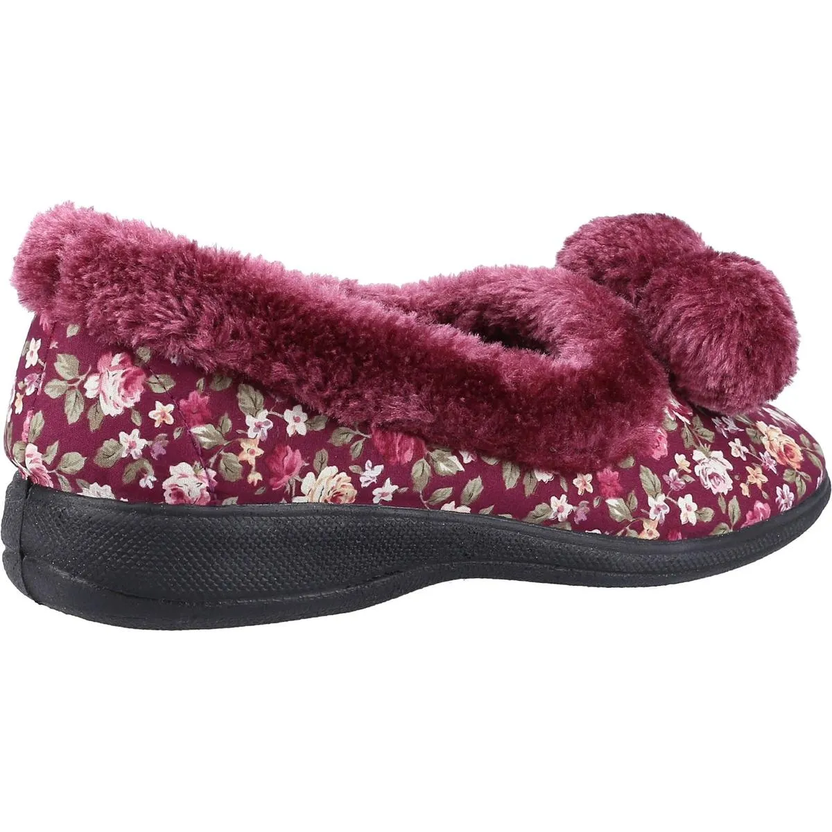 Fleet & Foster Goldfinch Ladies Slipper Burgundy