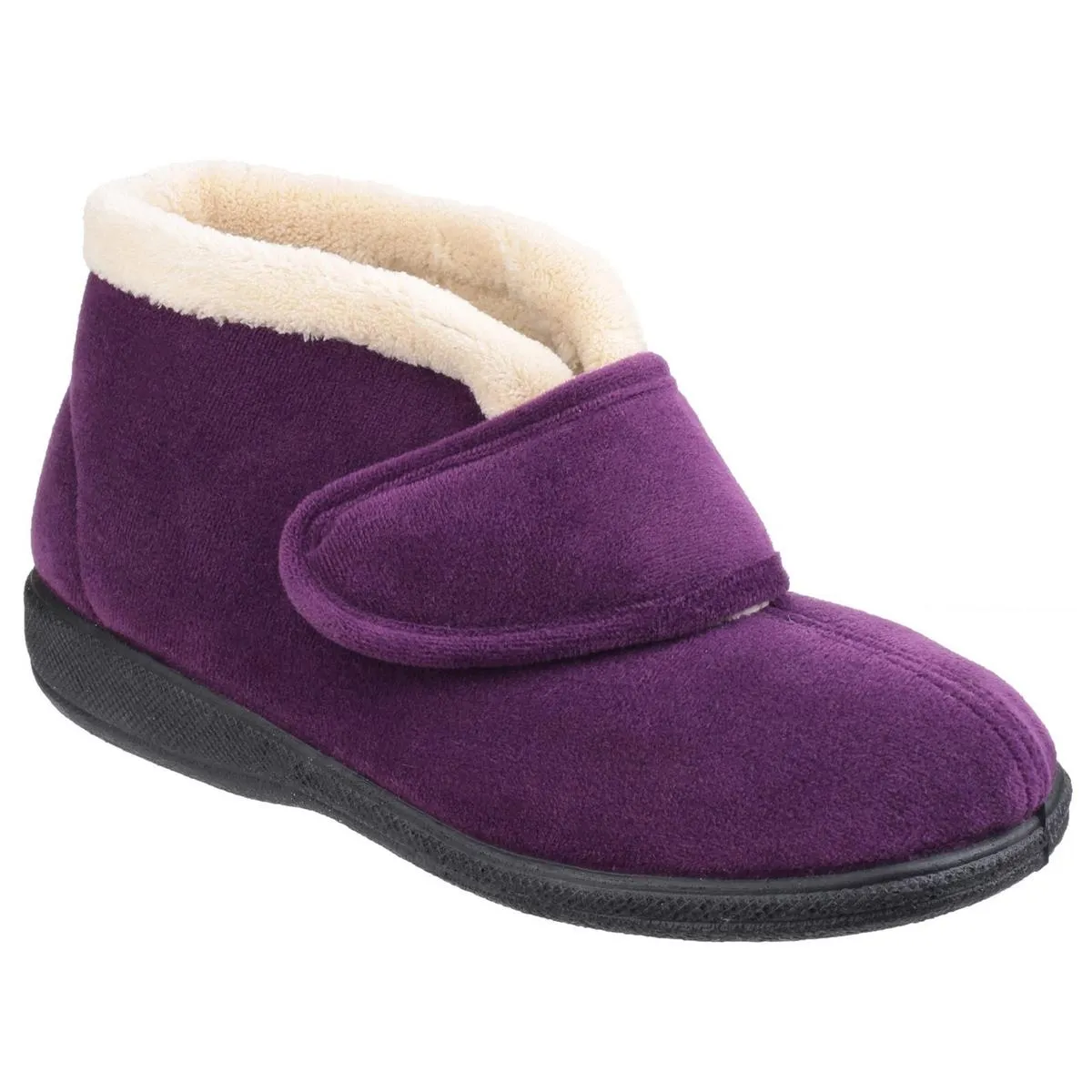 Fleet & Foster Levitt Bootie Slipper Plum