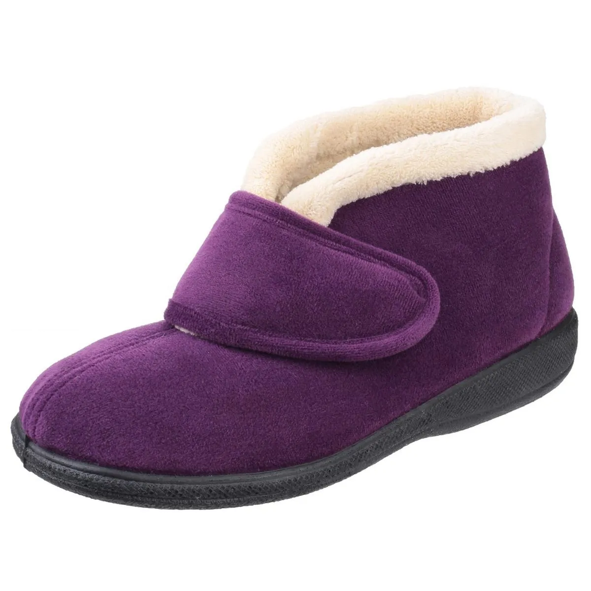 Fleet & Foster Levitt Bootie Slipper Plum