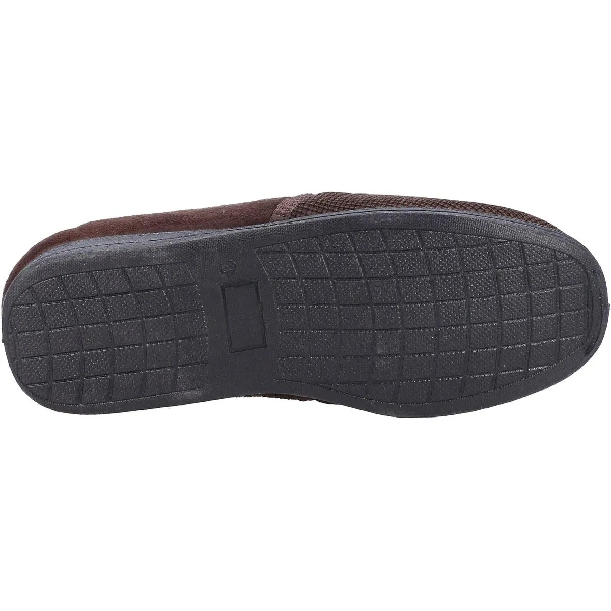 Fleet & Foster Tim Twin Gusset Slipper Brown