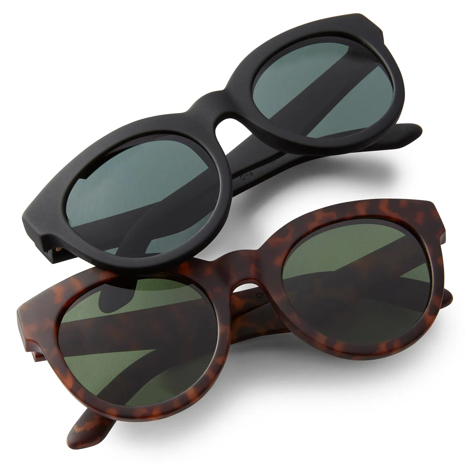 Florentin Black/Green Sunglasses