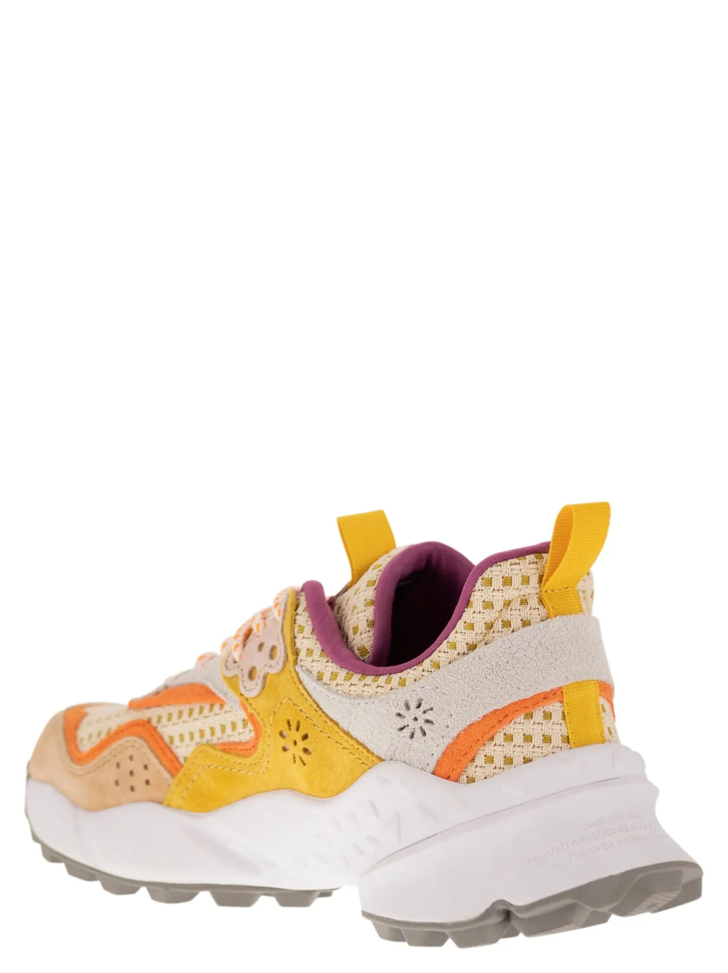 Flower Mountain    Flower Mountain Kotetsu Sneakers In Suede And Technical Fabric