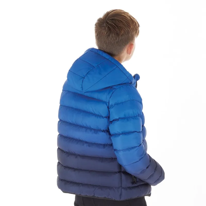 Fluid Boys Hooded Ombre Padded Jacket Royal/Navy