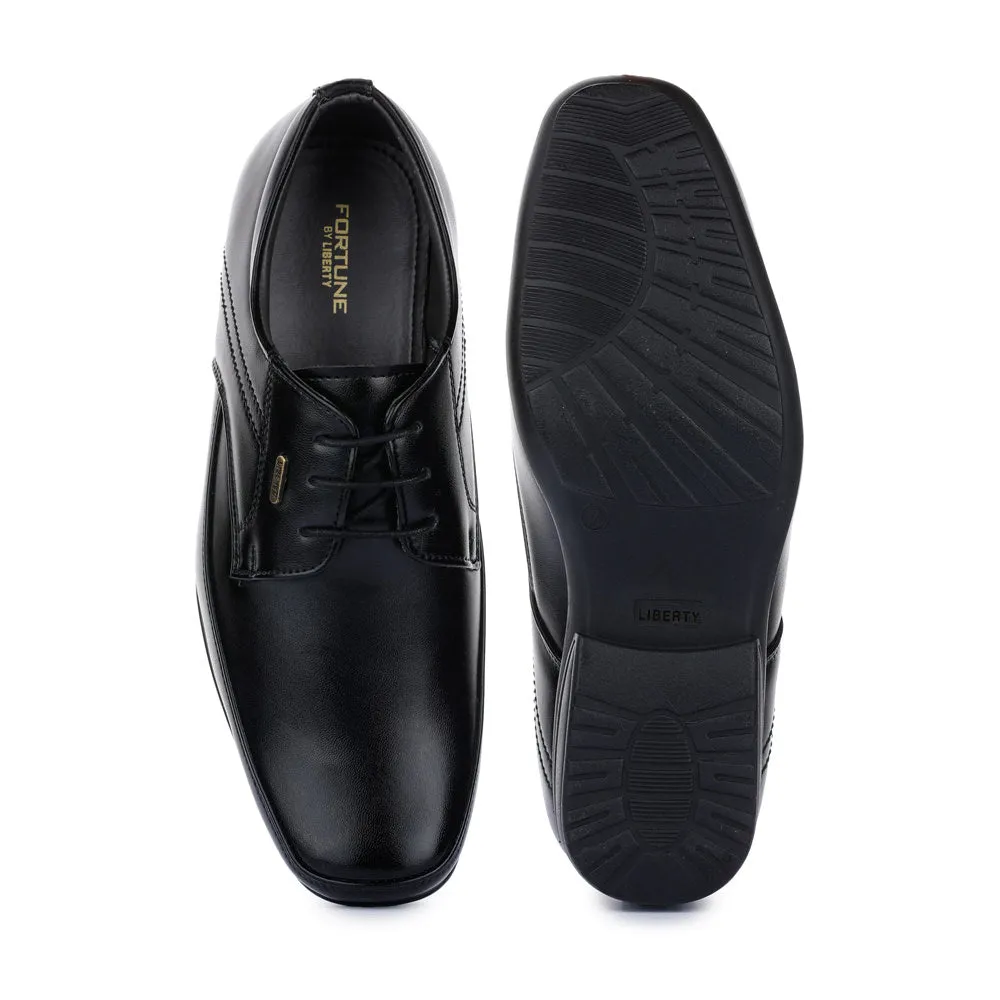 Fortune (Black) Classic Oxford Shoes For Men SRGE-193 By Liberty