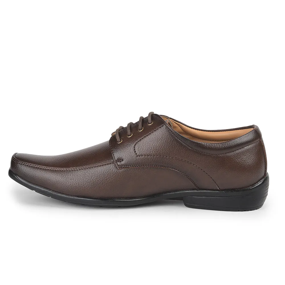 Fortune (Brown) Formal Lace Up Shoes For Men UVL-35 By Liberty