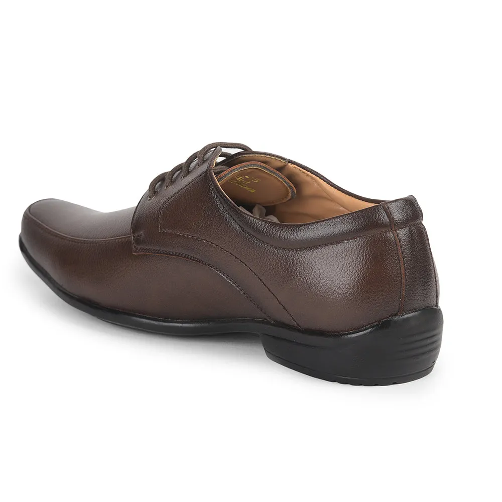 Fortune (Brown) Formal Lace Up Shoes For Men UVL-35 By Liberty