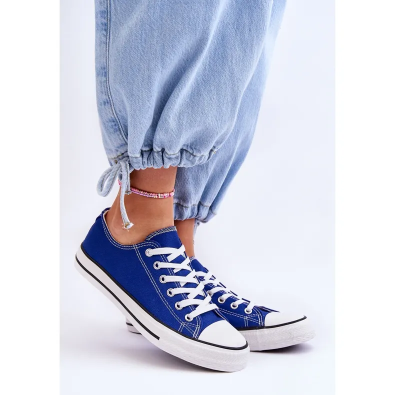 FR1 Women's Classic Low Top Sneakers Blue Vegas