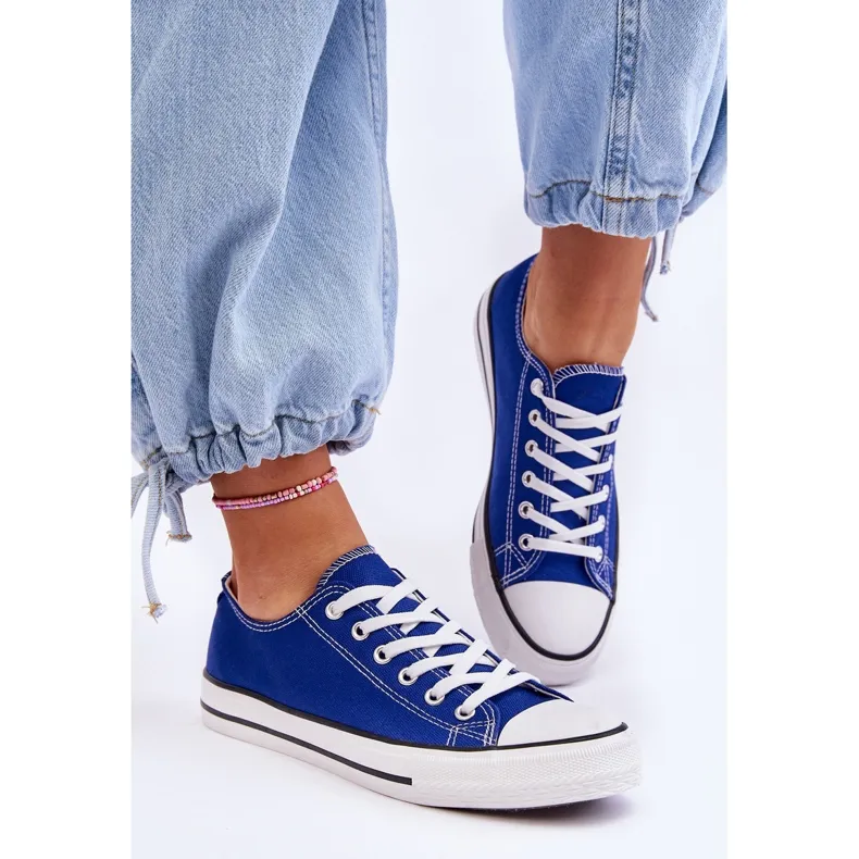 FR1 Women's Classic Low Top Sneakers Blue Vegas