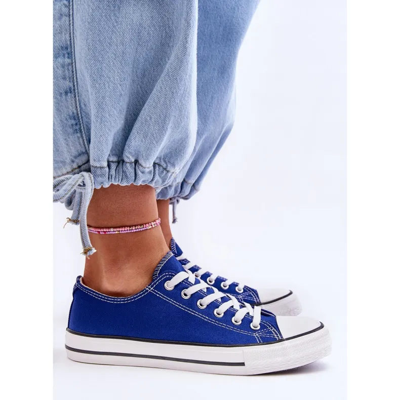 FR1 Women's Classic Low Top Sneakers Blue Vegas