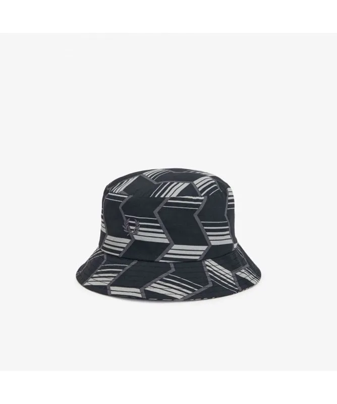 Fred Perry Chevron Stripe Bucket Hat | Black