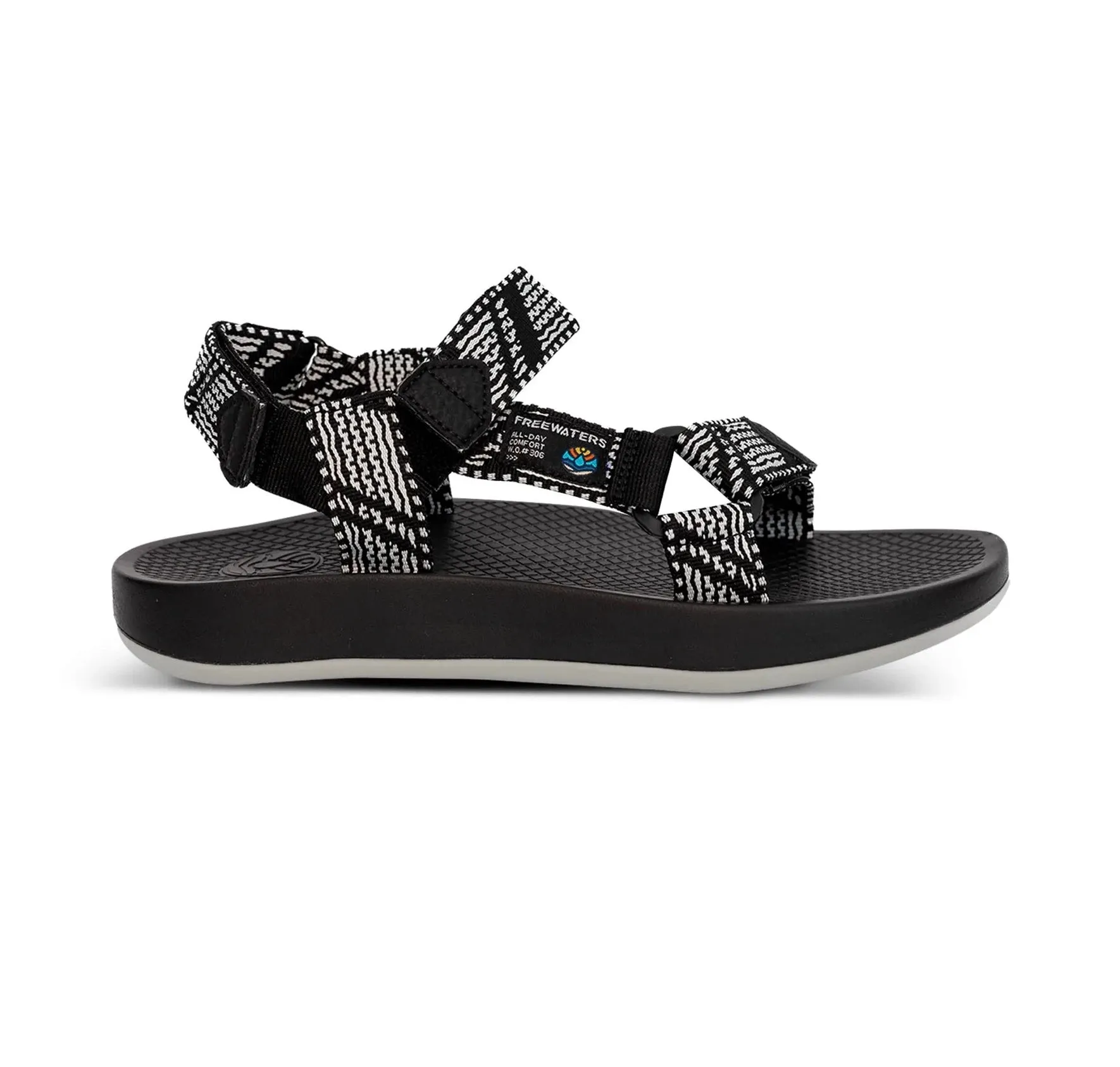 Freewaters Cloud 9 Sport Women's Super Soft Sandals - Black