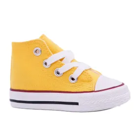 FRROCK Children's Classic High Yellow Filemon Sneakers