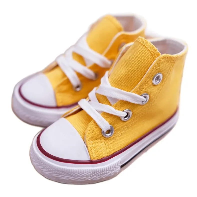 FRROCK Children's Classic High Yellow Filemon Sneakers