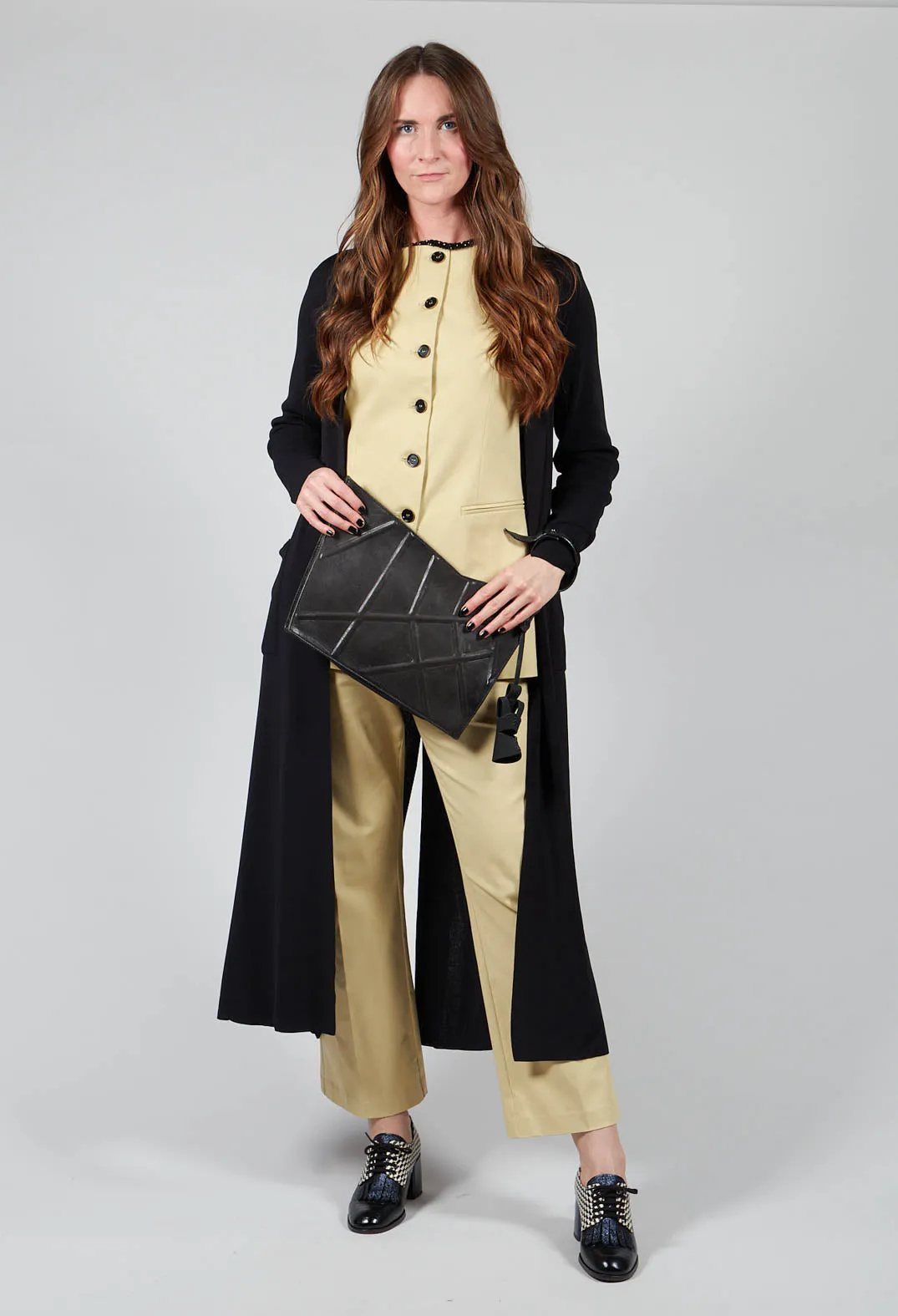 Gabardine Waistcoat in Pear Sorbet