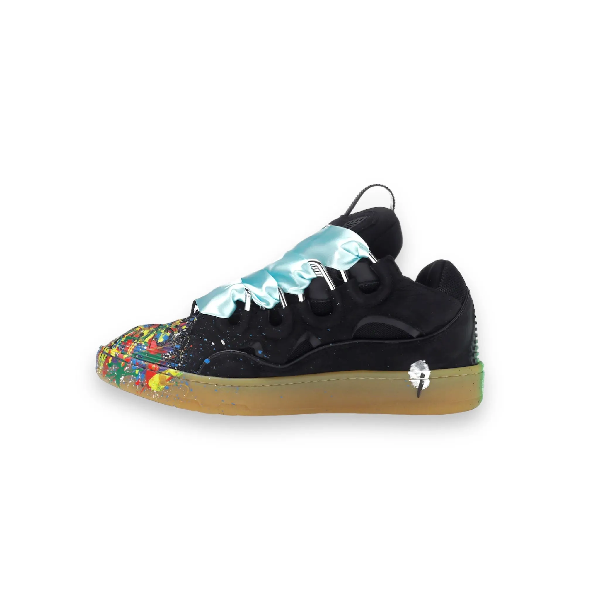 Gallery Dept x Lanvin Gallery Dept. x Lanvin Curb Paint Drip Black Sneakers