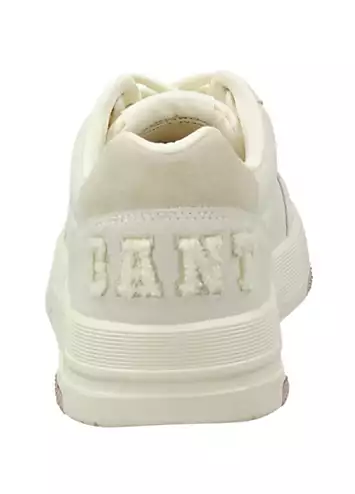 Gant Ellizy White & Beige Trainers | Kaleidoscope