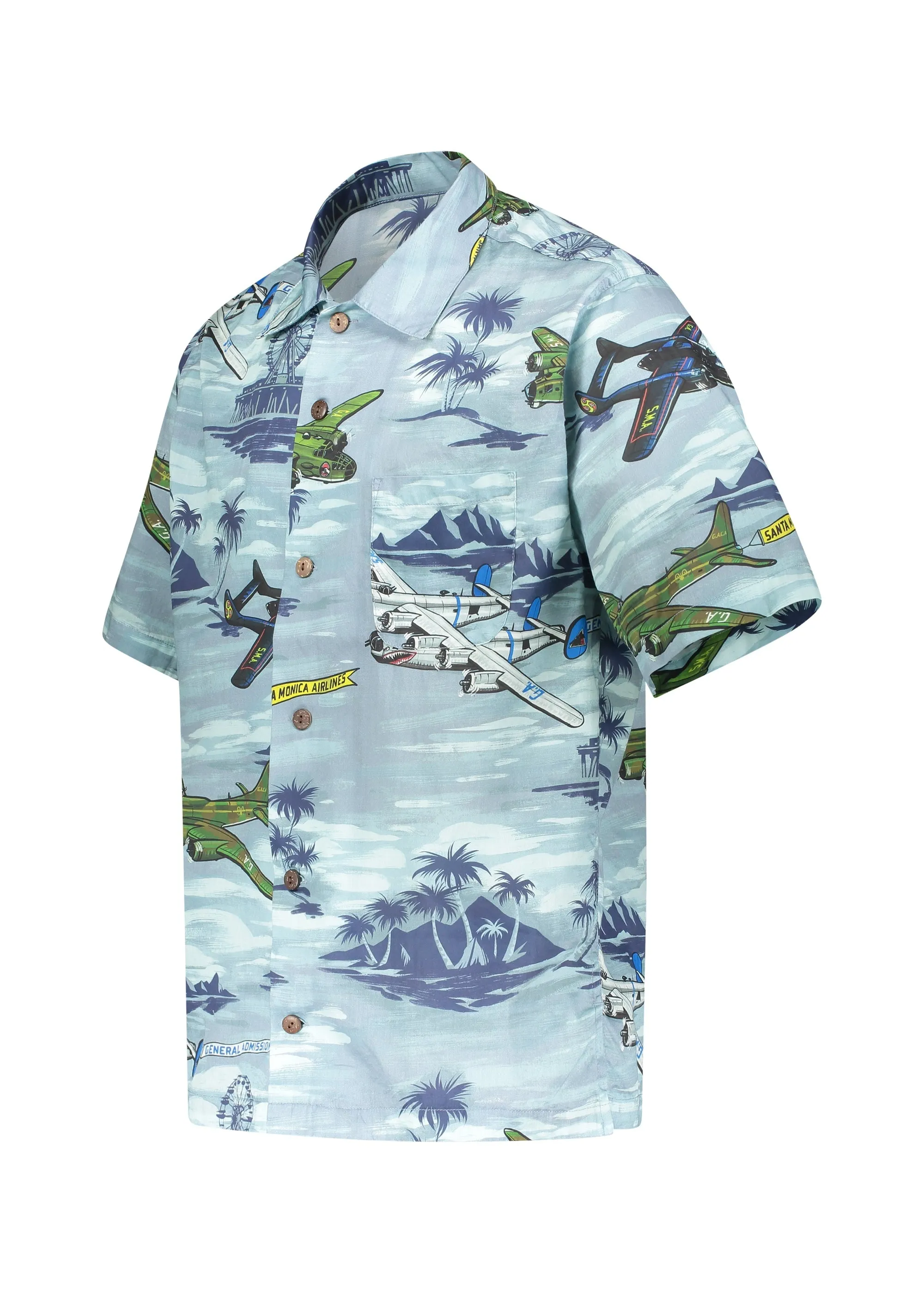 General Admission Bomber Plane SS Shirt - Multi