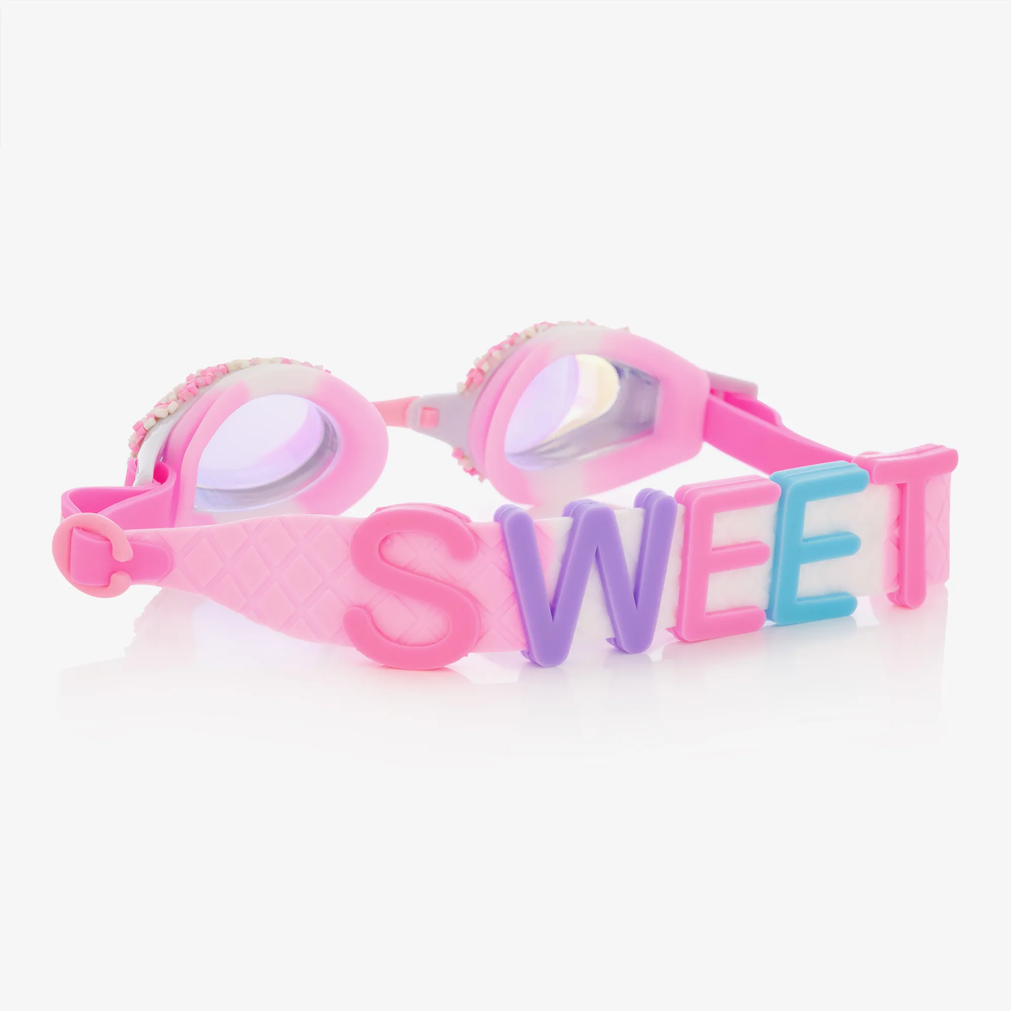 Girls Pink Sprinkle Swimming Goggles