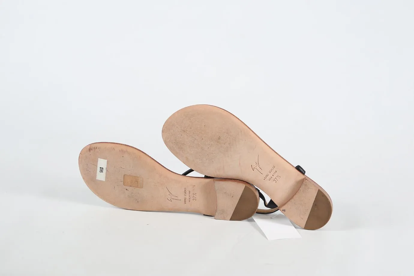 GIUSEPPE ZANOTTI LEATHER SANDALS EU 37.5 UK 4.5 US 7.5