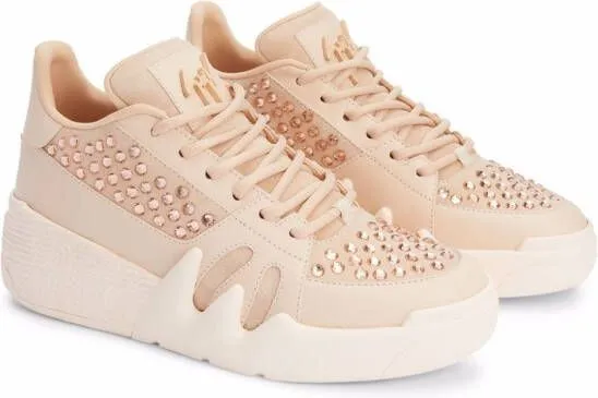 Giuseppe Zanotti Talon panelled sneakers Pink