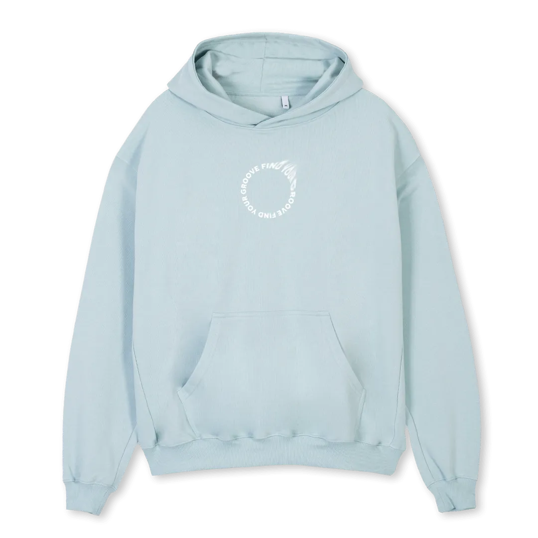 GLRC DISC HD B Cold Blue Oversized Hoodie.