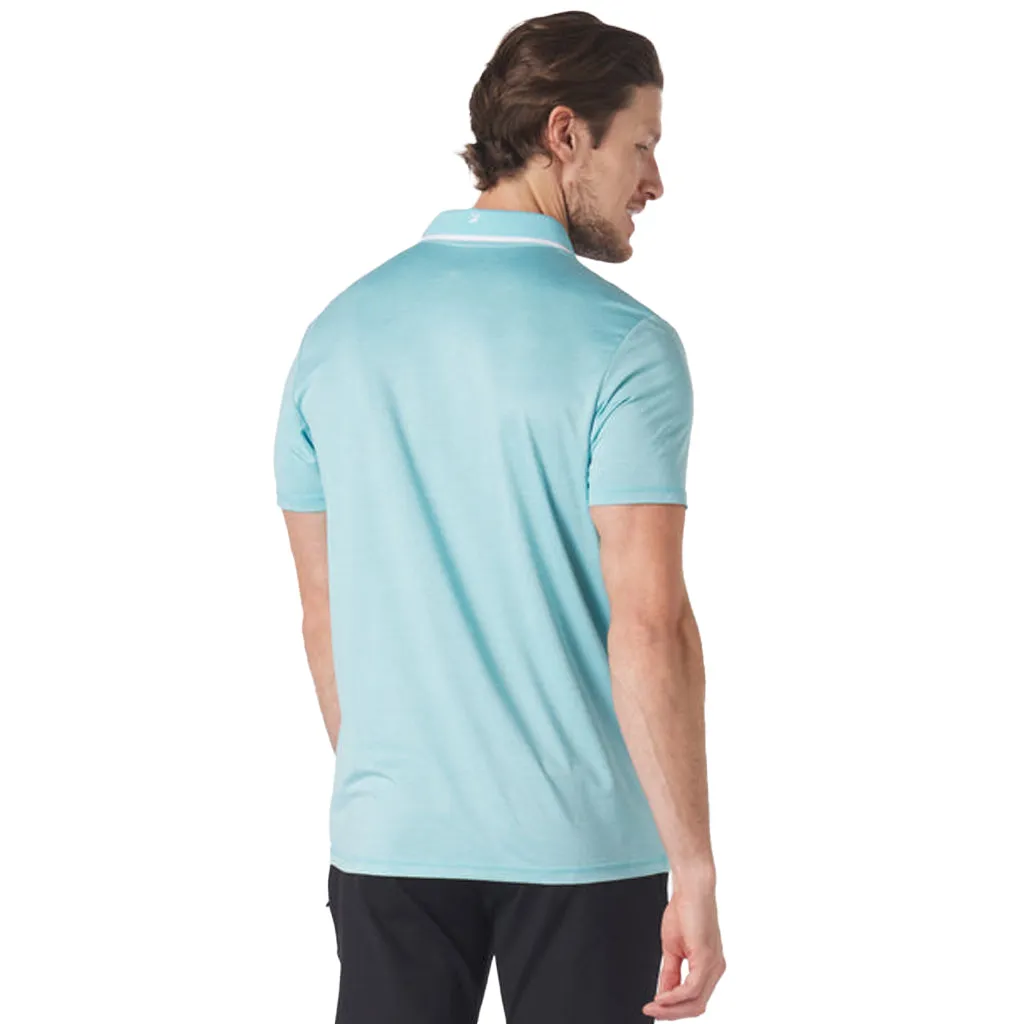 Glyder Men's Hydrangea Power Fade Polo