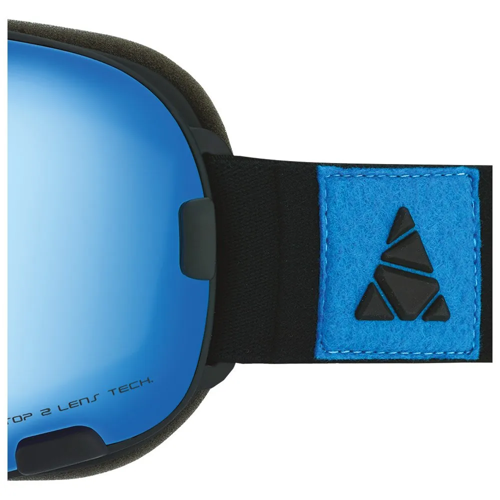 Goggles Cairn ---Spirit Mat Black Blue Spx 3000