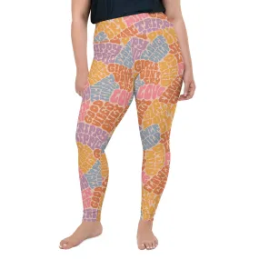 Groovy Hippie Plus Size Leggings