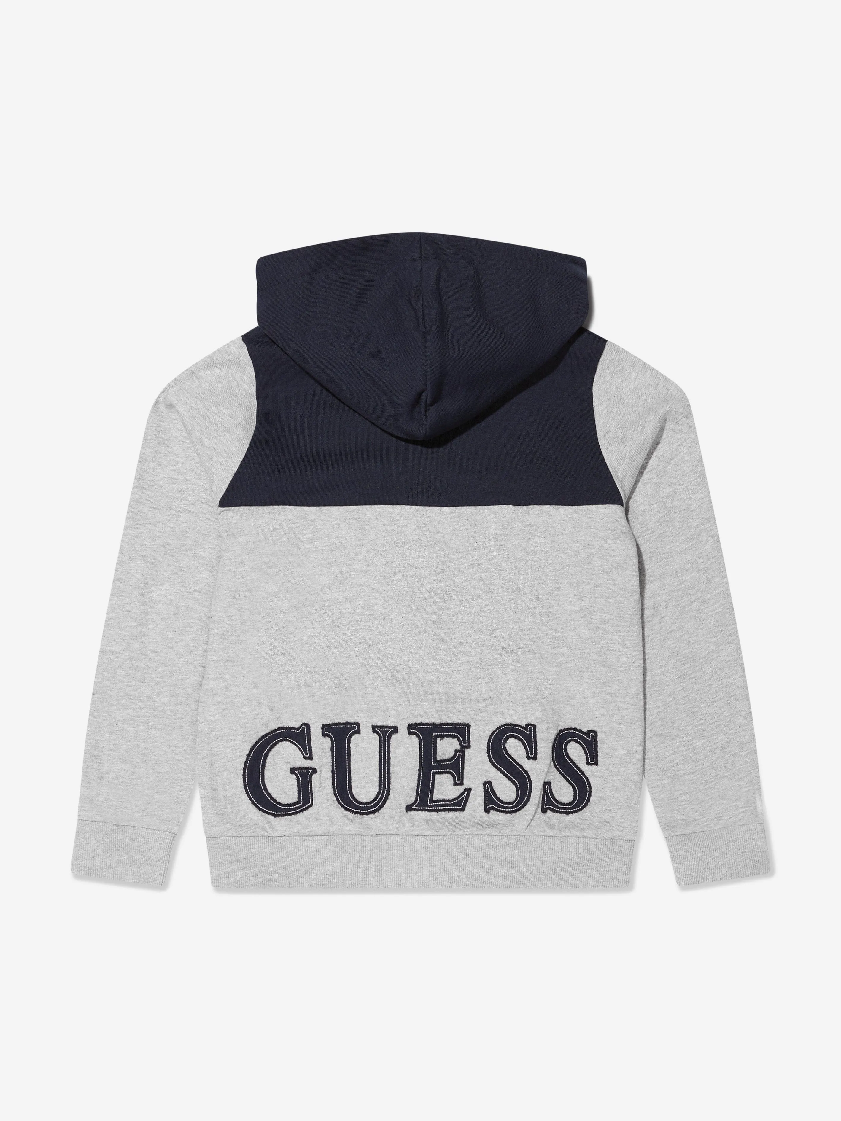 Guess - Boys Zip Up Hoodie in Navy | Childsplay Clothing