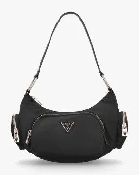 Guess Eco Gemma Black Shoulder Bag | Simply Be