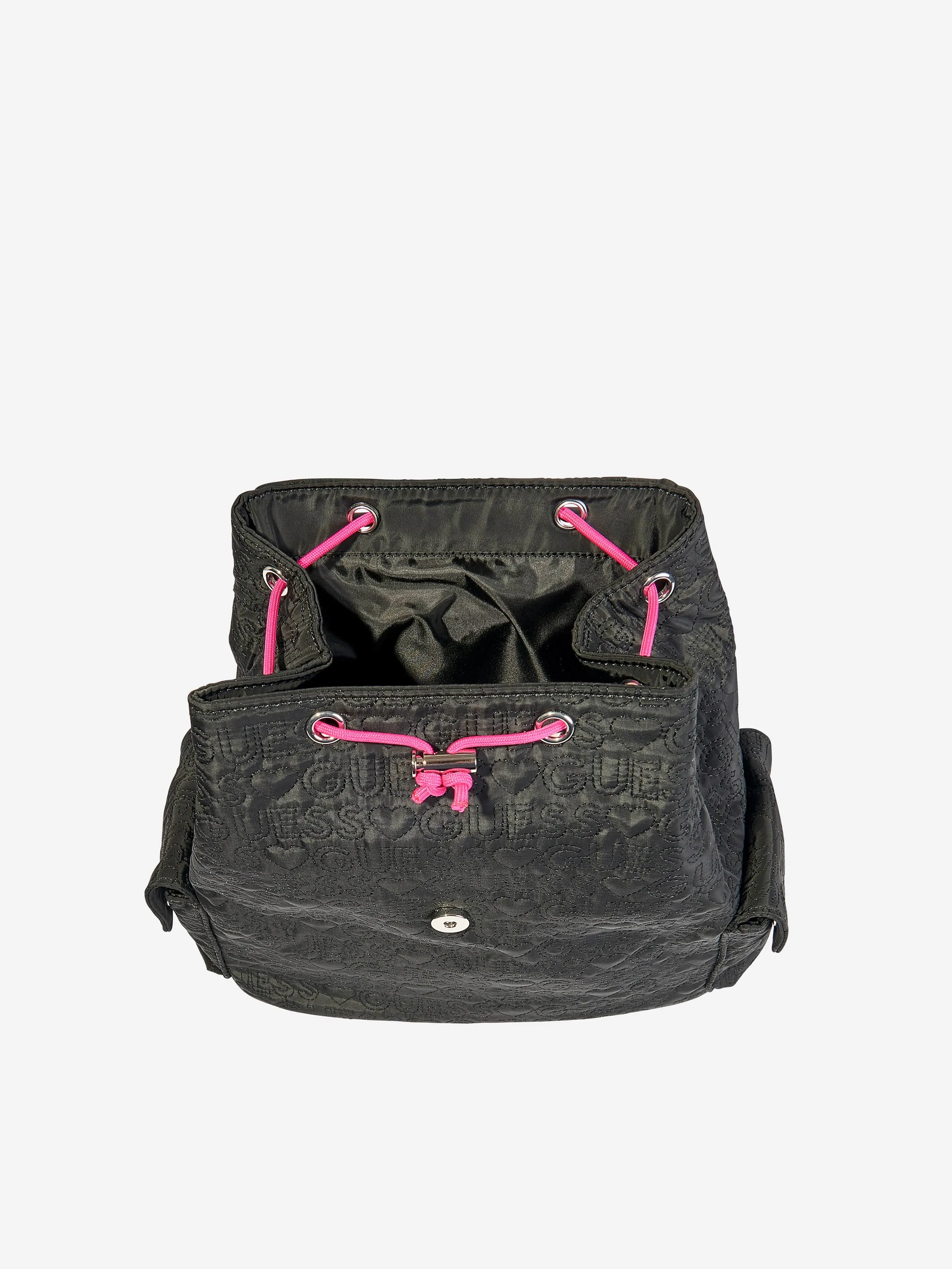 Guess Girls Logo Backpack in Black (25cm)