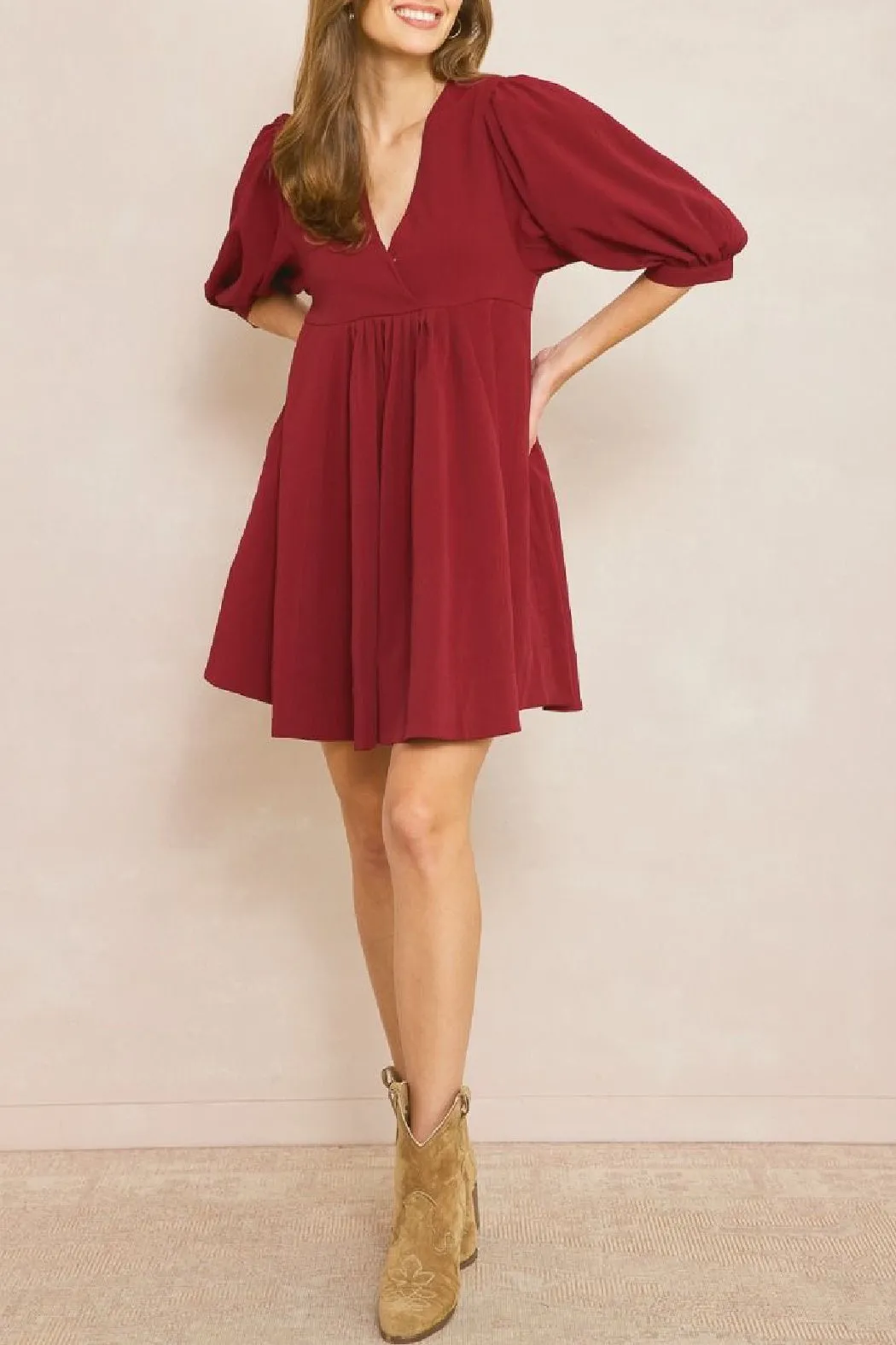 Halfsleeve Babydoll Dress